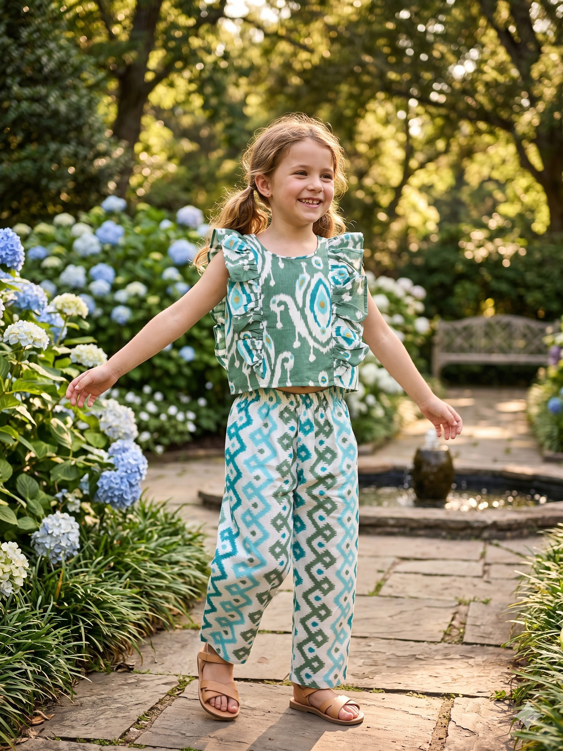 Sage & Sea Ikat Co-ord