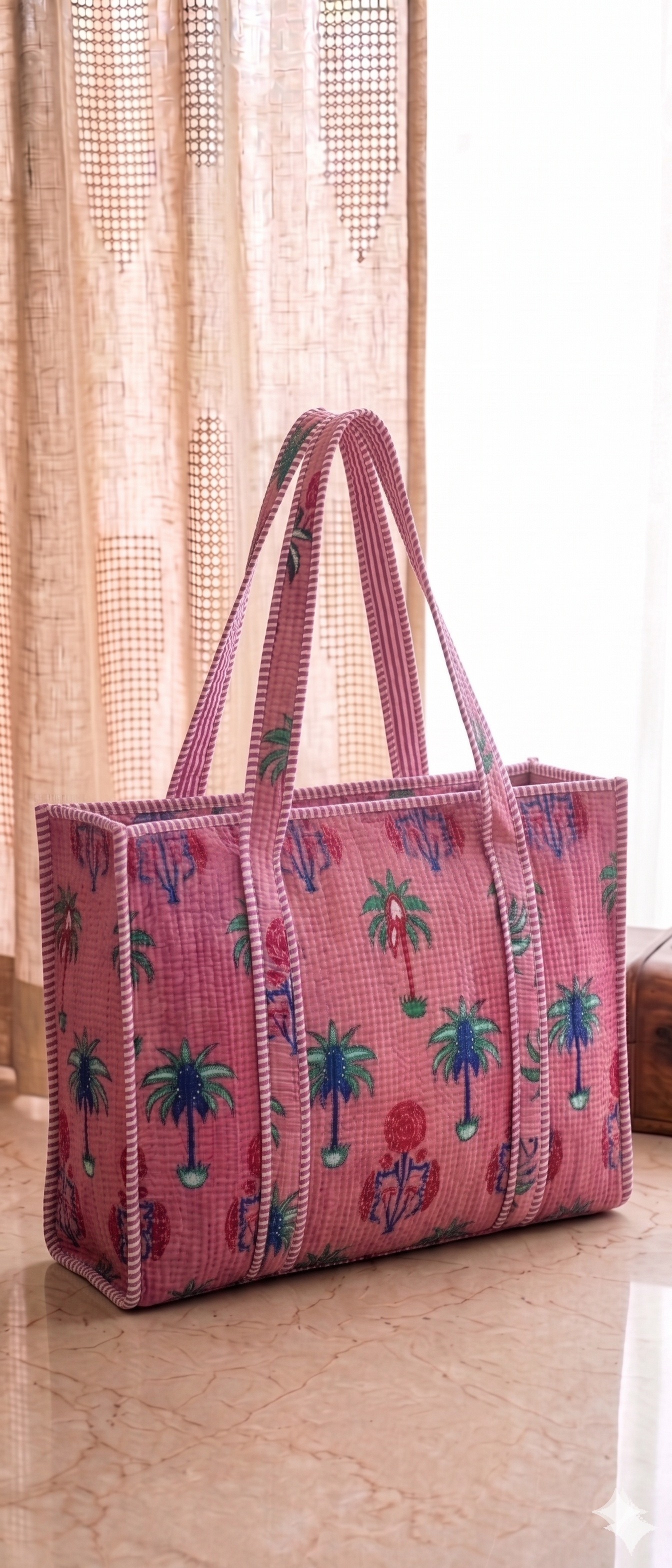 Tropical Palm Tote