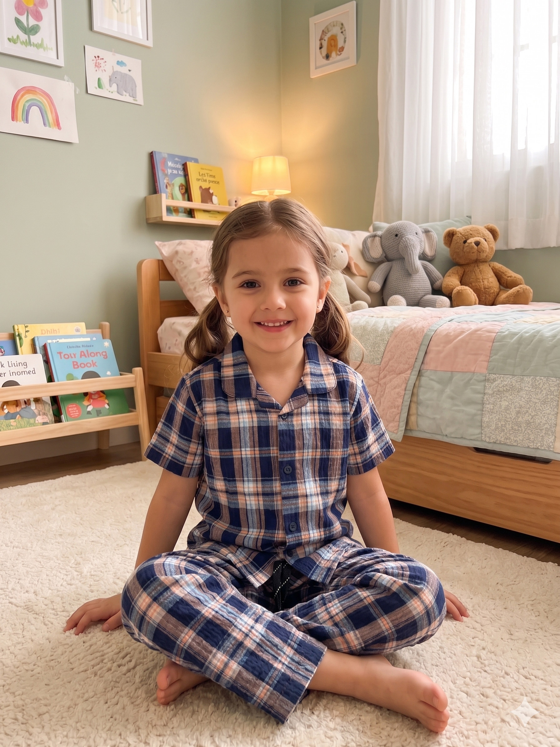 Twilight Plaid Barbie Collar Pyjama