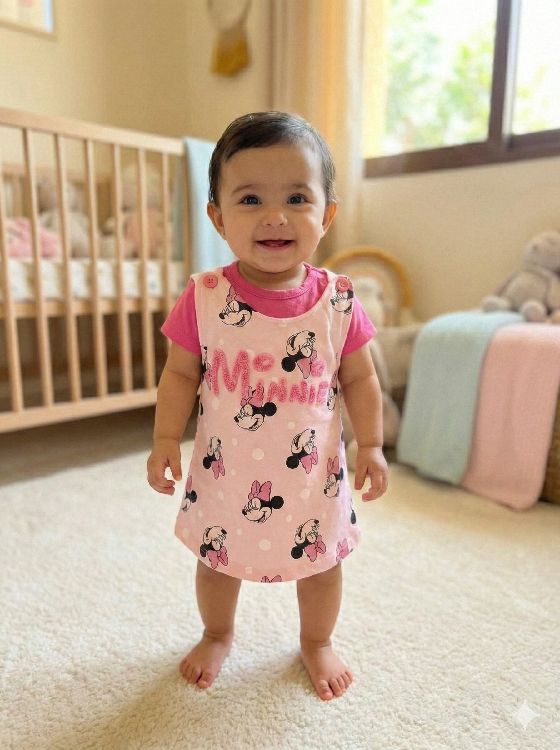 Minnie’s Magic Pink Pinafore Set