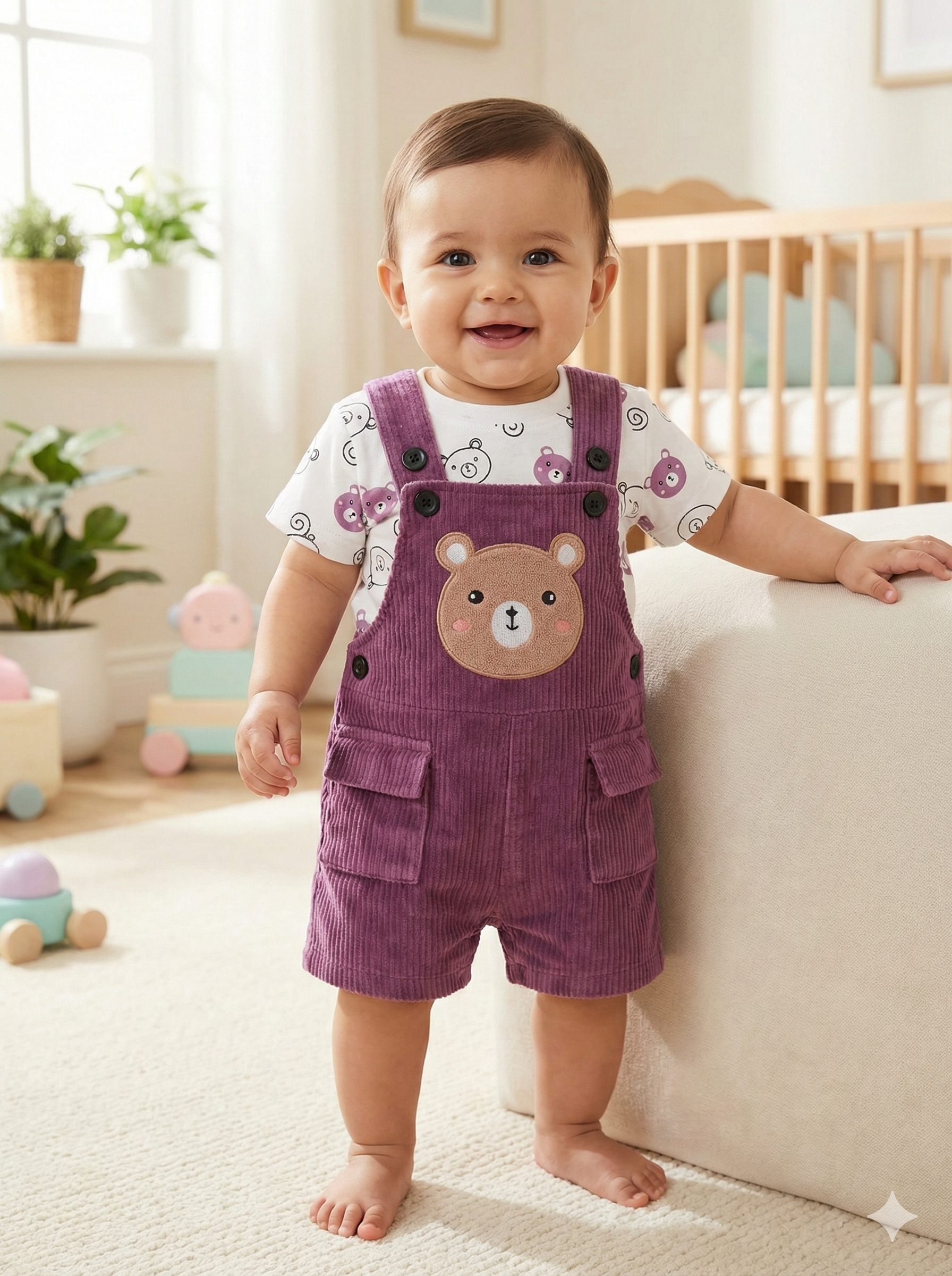 Purple Playtime Teddy