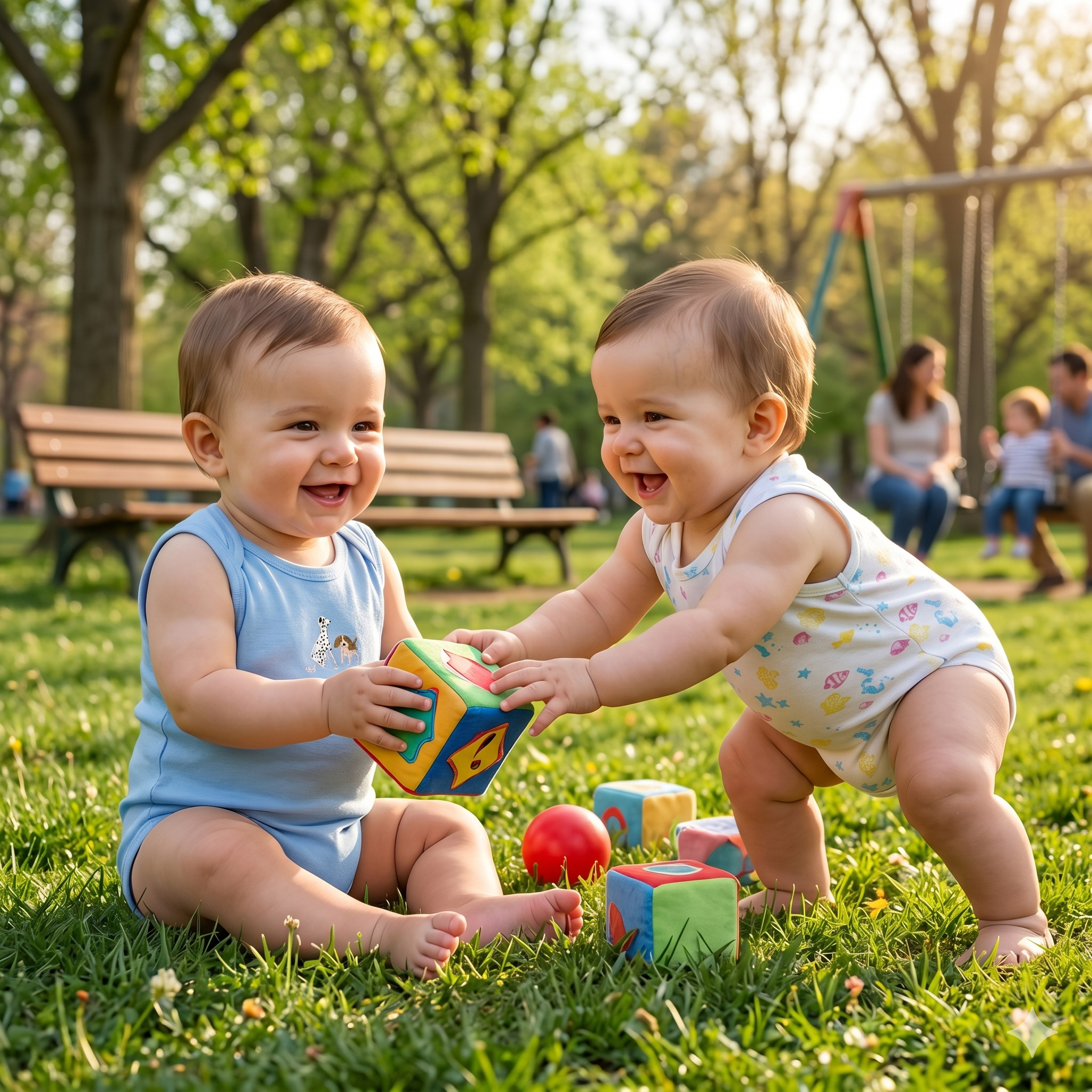 Summer Breeze Rompers(Pack of 2)